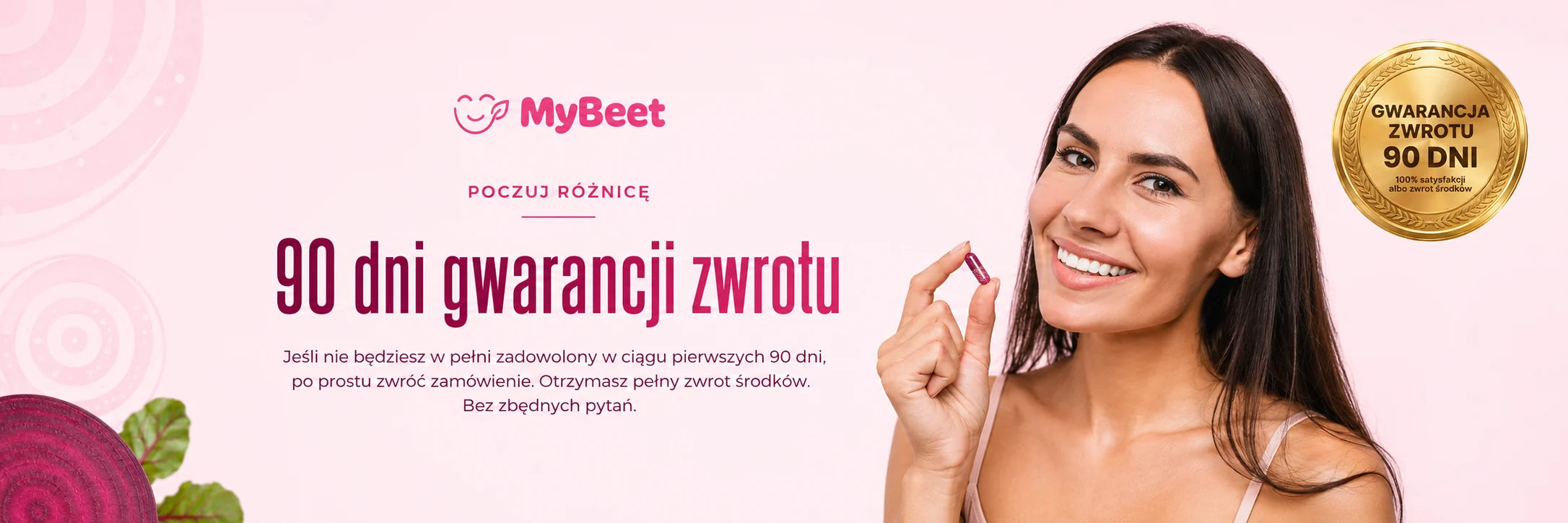 90 dni gwarancji zwrotu MyBeet